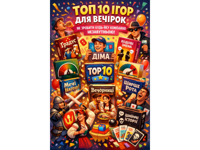Топ 10 игр для вечеринок