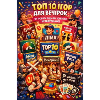 Топ 10 ігор для вечірок 