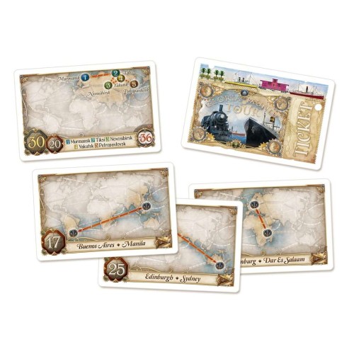 Настільна гра Квиток на потяг: Рейки та вітрила (Ticket to Ride: Rails & Sails)