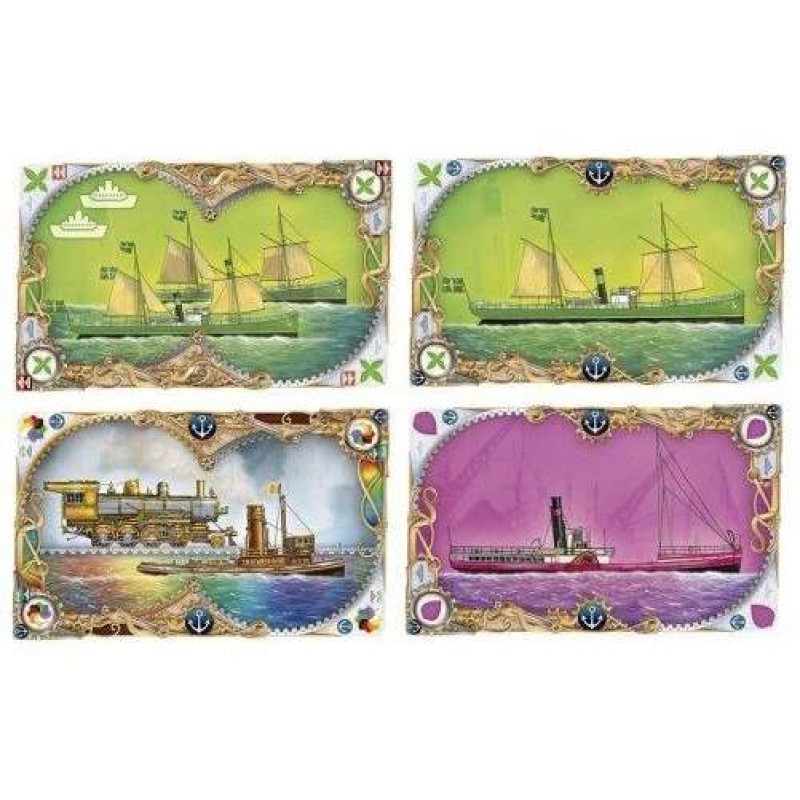 Настільна гра Квиток на потяг: Рейки та вітрила (Ticket to Ride: Rails & Sails)