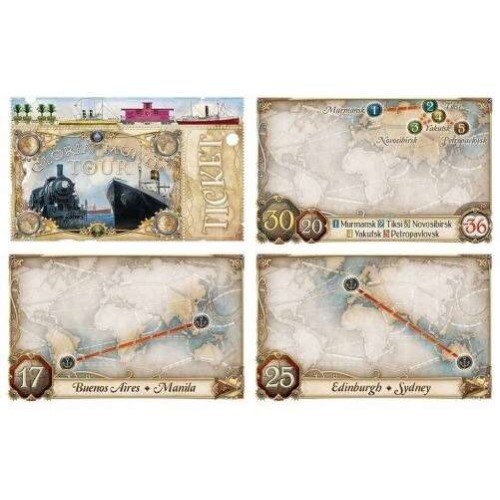 Настільна гра Квиток на потяг: Рейки та вітрила (Ticket to Ride: Rails & Sails)