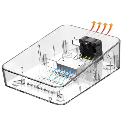 С блоком питания Зарядное устройство ISDT C4 0,2-20В 8А 25Вт с блоком питания 220В (ISDT C4)