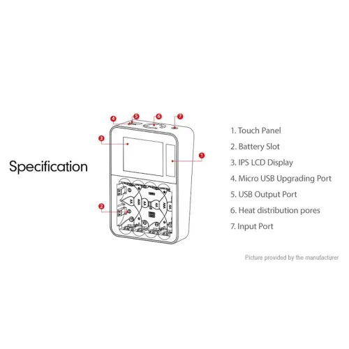 С блоком питания Зарядное устройство ISDT C4 0,2-20В 8А 25Вт с блоком питания 220В (ISDT C4)