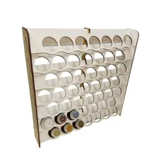 WOH-1224 Настінний модуль для 49 ємностей діаметром 32 мм