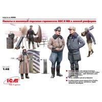 ICM48086 WWII Німеччина Luftwaffe Pilots and Ground Personnel in Winter Uniform (5 фігур)