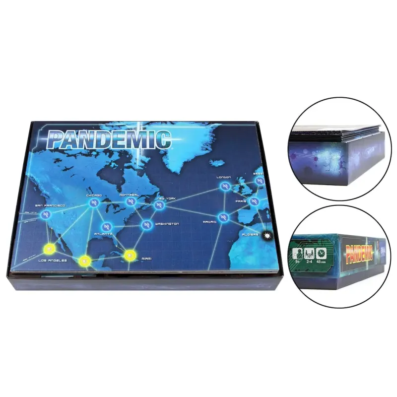 Органайзер для настольной игры Пандемия + дополнения (Organizer for boardgame Pandemic + expansions)