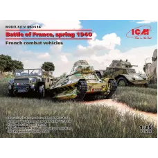 Битва за Францію, весна 1940 року. Французька бойова техніка (три моделі в наборі)