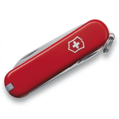 Ножі Victorinox Ніж-брелок Victorinox Classic SD Colors, Style Icon, Gift Box (0.6223.G) 7 функцій, 58 мм, червоний