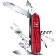 Ножі Victorinox Швейцарський офіцерський ніж CLIMBER 91мм/3 шари/14 функцій/червоні напівпрозорі накладки/гак/штопор/ножиці (блістер) Victorinox Швейцарія