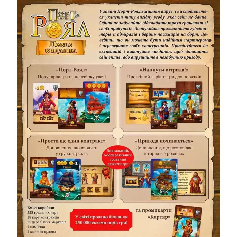 Настільна гра Порт-Роял: Повне видання (Port Royal: Big Box) UA