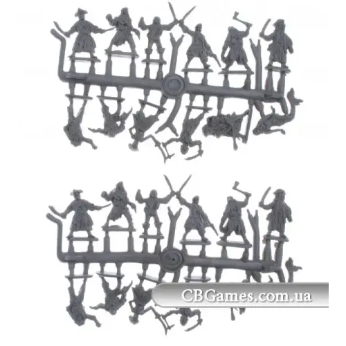 Фигуры и миниатюры Пираты Зомби, часть 2 (MS72090) Масштаб: 1:72