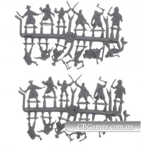 Фигуры и миниатюры Пираты Зомби, часть 2 (MS72090) Масштаб: 1:72