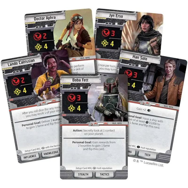 Настольная игра Star Wars: Outer Rim (Звездные Войны: Внешнее Кольцо) EN