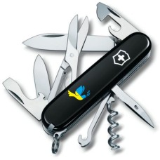 Складаний ніж Victorinox CLIMBER UKRAINE Голуб миру синьо-жовтий. 1.3703.3_T1036u