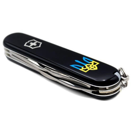 Ножи Victorinox Складной нож Victorinox SPARTAN UKRAINE Трезубец сине-желт. 1.3603.3_T0016u