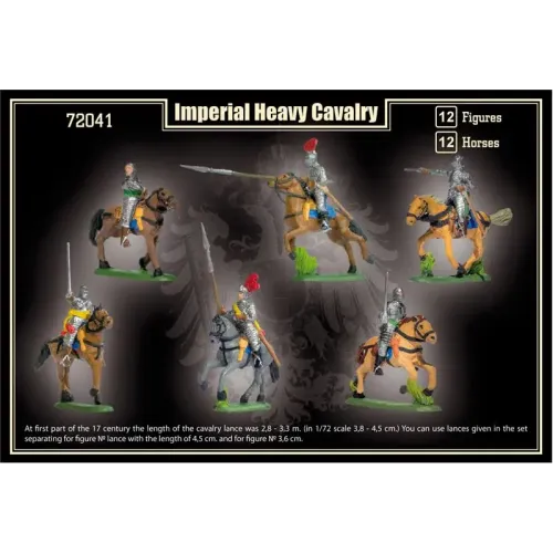 Фігури та мініатюри Фигурки императорской тяжелой кавалерии,Тридцатилетняя война (MS72041) Масштаб: 1:72
