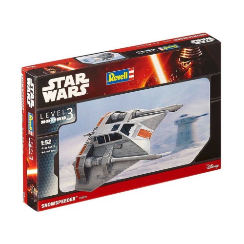 Моделювання Збірна модель-копія Revell Космічний корабель Snowspeeder рівень 3 масштаб 1:52