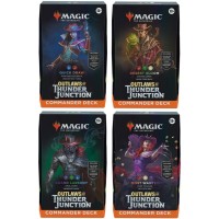 Outlaws of Thunder Junction Commander Decks Display (4 DECKS) Magic The Gathering EN