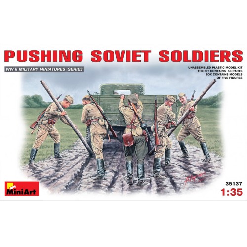 Фигуры и миниатюры MA35137 Pushing Soviet soldiers