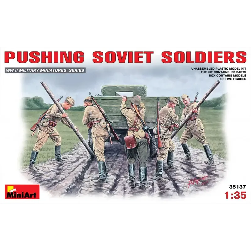 MA35137 Штовхання радянських солдатів