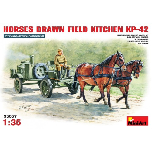 Бронетехника и артиллерия MA35057 Horses drawn field kitchen KP-42