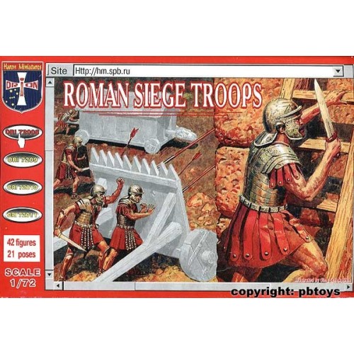 Фігури та мініатюри Roman siege troops (ORI72008) Масштаб: 1:72