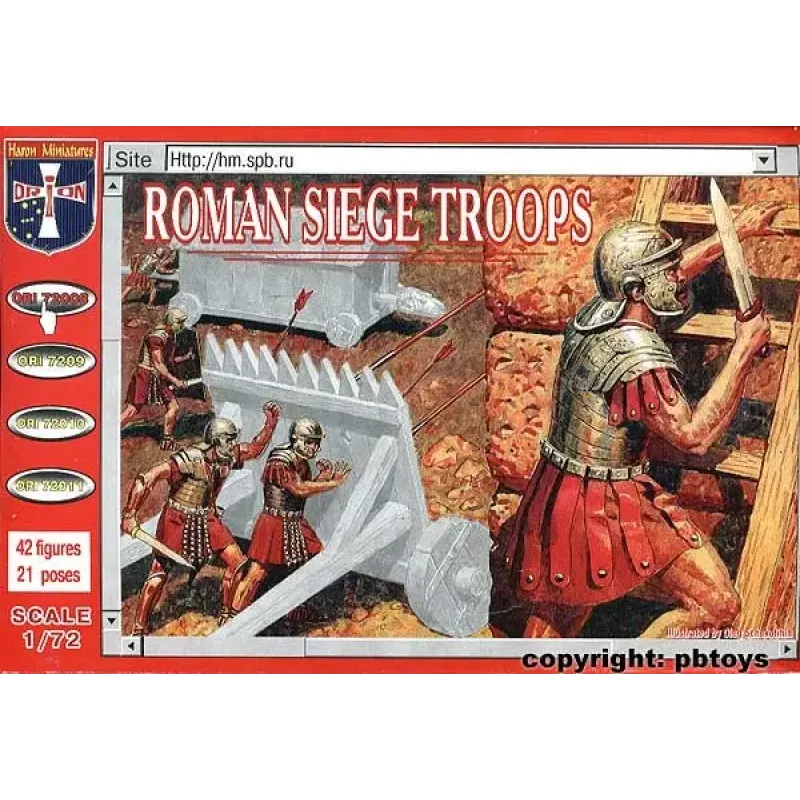 Roman siege troops (ORI72008) Масштаб: 1:72