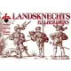 Фігури та мініатюри Ландскнехты (алебардщики), 16 век (RB72059) Масштаб: 1:72
