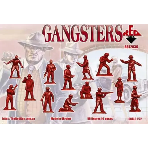 Фигуры и миниатюры Gangsters (RB72036) Масштаб: 1:72