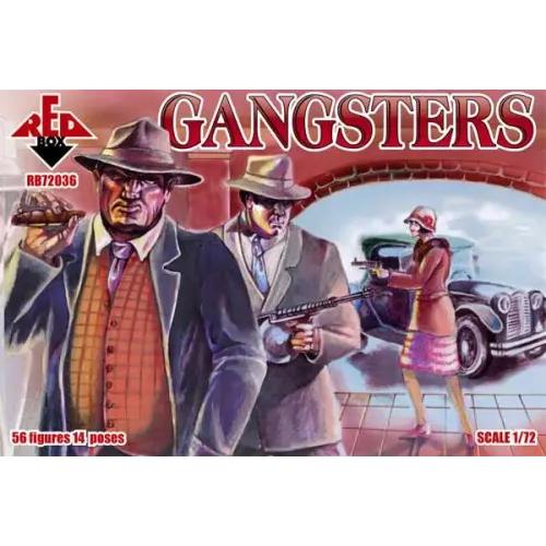 Фигуры и миниатюры Gangsters (RB72036) Масштаб: 1:72