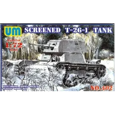 Советский легкий танк Т-26-1E (UMT402) Масштаб:  1:72