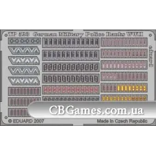 Фототравление 1/35 Знаки отличия немецкой полевой полиции 2 МВ (EDU-TP523) Масштаб:  1:35