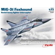 ICM72151 MiG-31 Foxhound Soviet heavy interceptor