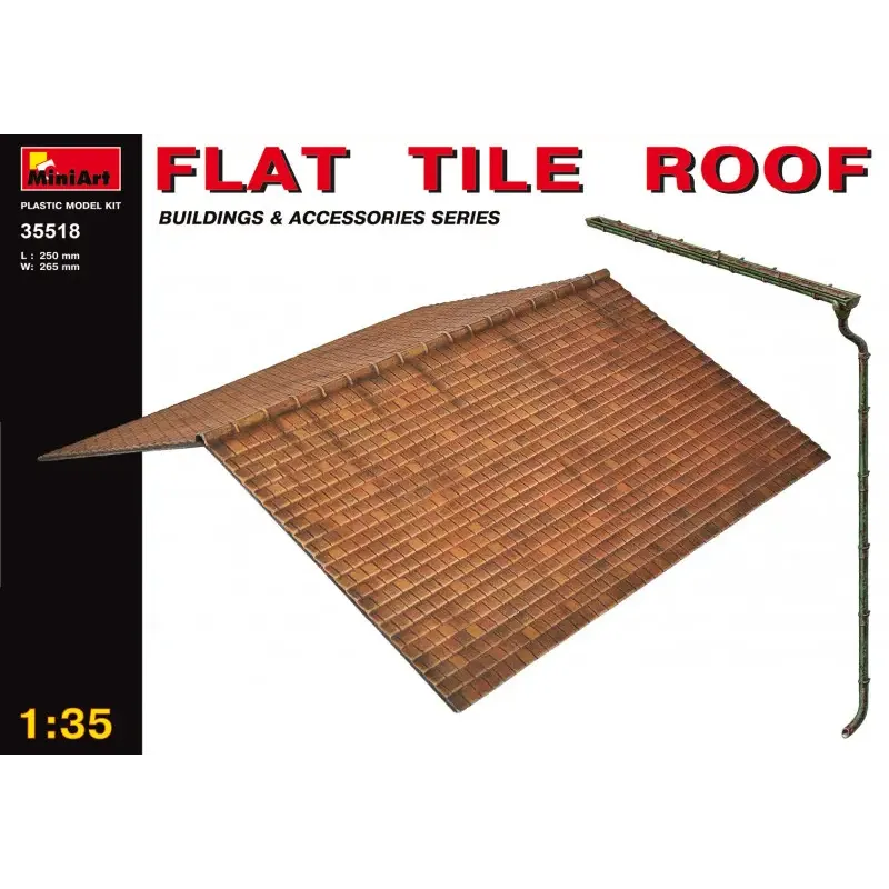 MA35518 Flat tile roof