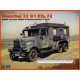 Бронетехника и артиллерия ICM35467 Henschel 33 D1 Kfz.72 WWII German radio communication truck