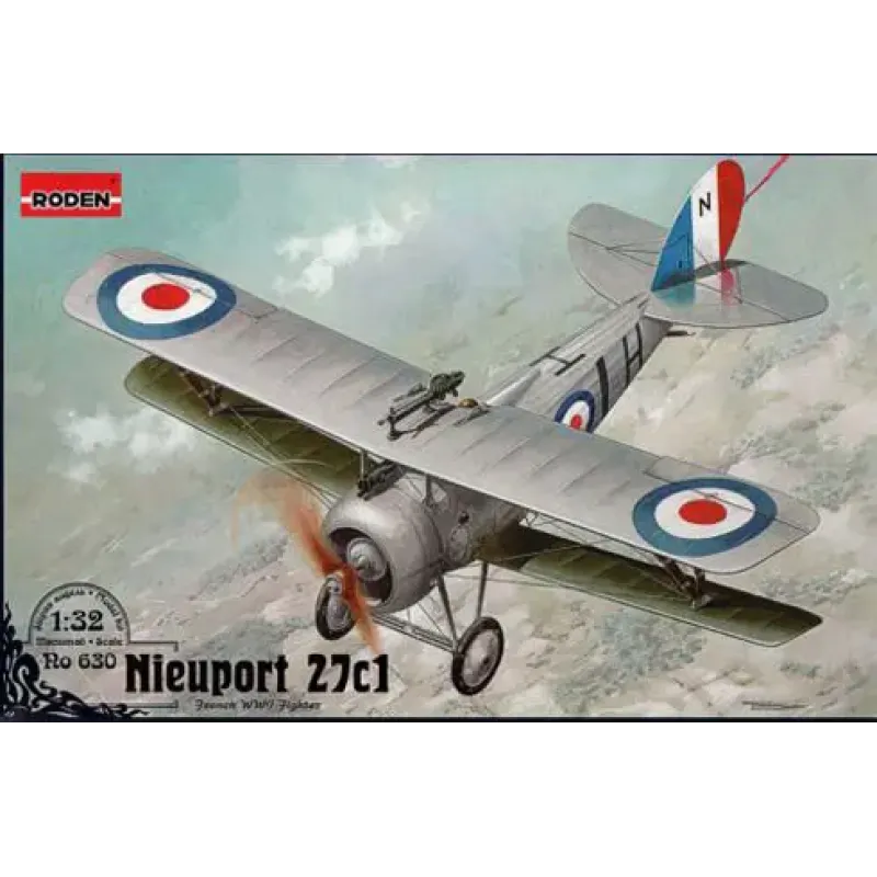 Збірна модель літака RN630 Nieuport 27 1:32