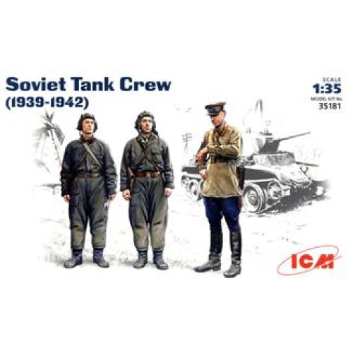 Фігури та мініатюри ICM35181 Soviet tank crew, 1939-1942 (Фігури)