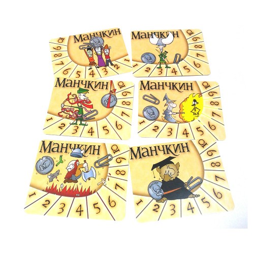 Набор счётчиков уровней Манчкин (Munchkin)