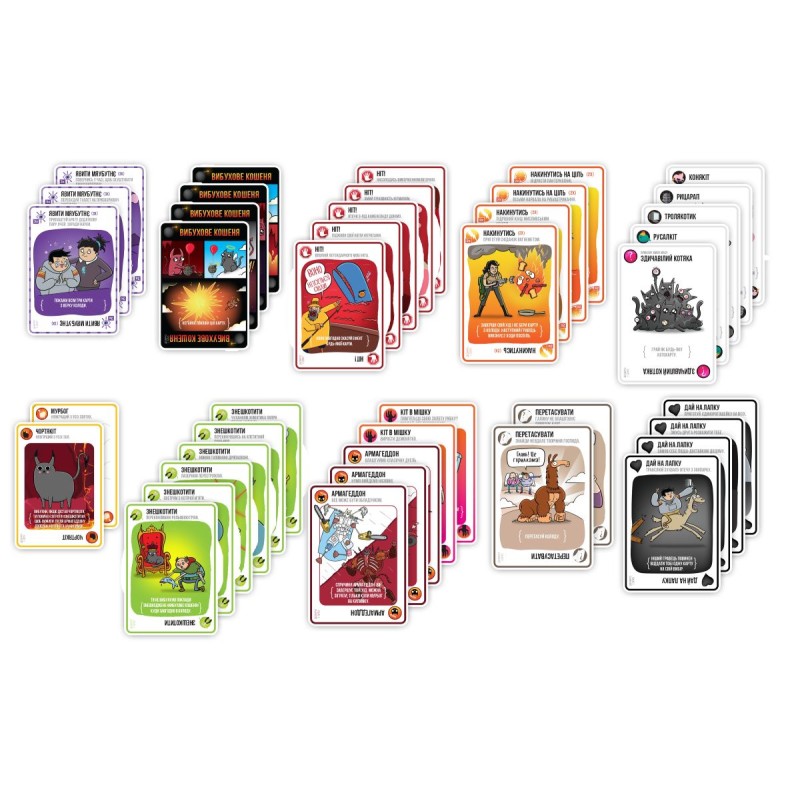 Настільна гра Вибухові кошенята: Добро і Зло (Exploding Kittens: Good Vs Evil) UA