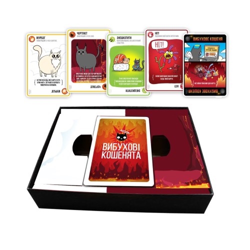 Настольная игра Взрывные котята: Добро и Зло (Exploding Kittens: Good Vs Evil) UA