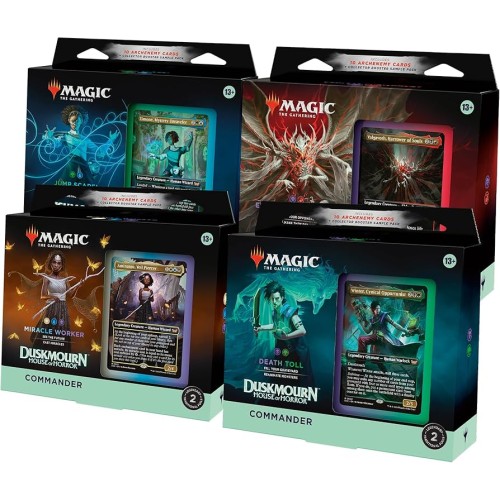 Magic the Gathering Duskmourn: House of Horrors Commander Deck Display (4 Decks) Magic The Gathering EN