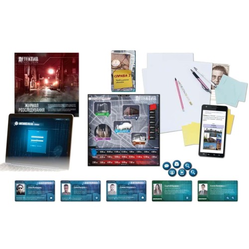 Настольная игра Детектив: Современное расследование (Detective: A Modern Crime Board Game) UA