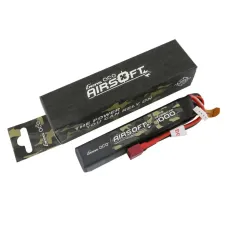 Аккумулятор для страйкбола Gens Ace LiPO 11,1В 1000мАч 3S 25C 103х21х17мм 72г T-Plug Airsoft (GEA10003S25D)