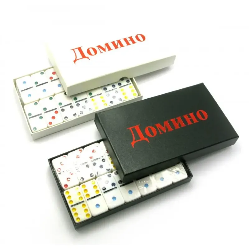Домино черное (18х10,5х2,5 см) (5010G)