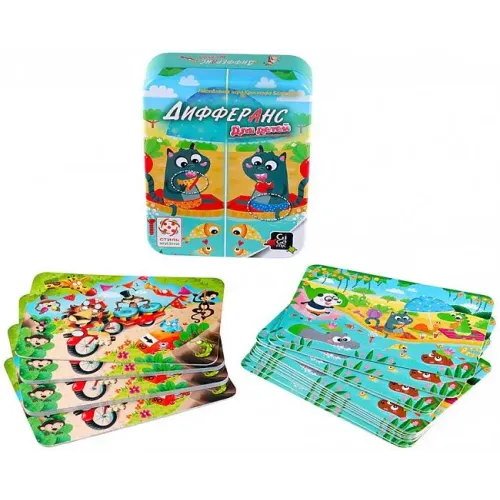 Настольная игра Дифферанс Детский Difference junior (русские правила)