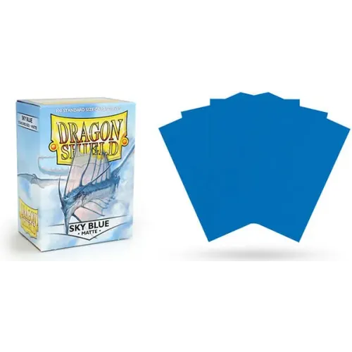 Протектори Dragon Shield 66 x 91мм (100 шт.) matte Sky Blue
