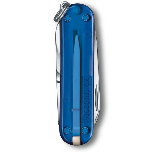 Ножи Victorinox Нож-брелок Victorinox Classic SD Transparent Colors Deep Ocean (0.6223.T2G) 7 функций, 58 мм, Gift Box