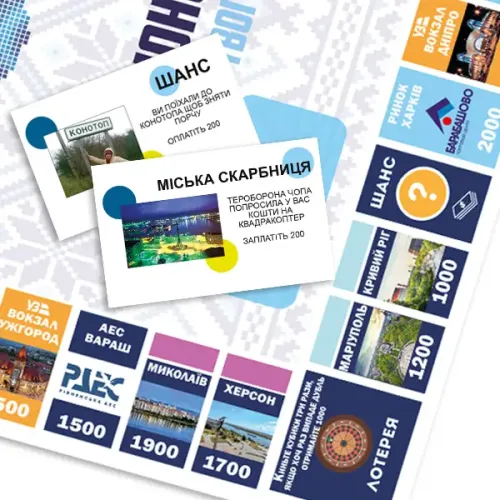 Настільна гра Монополія твого міста UA