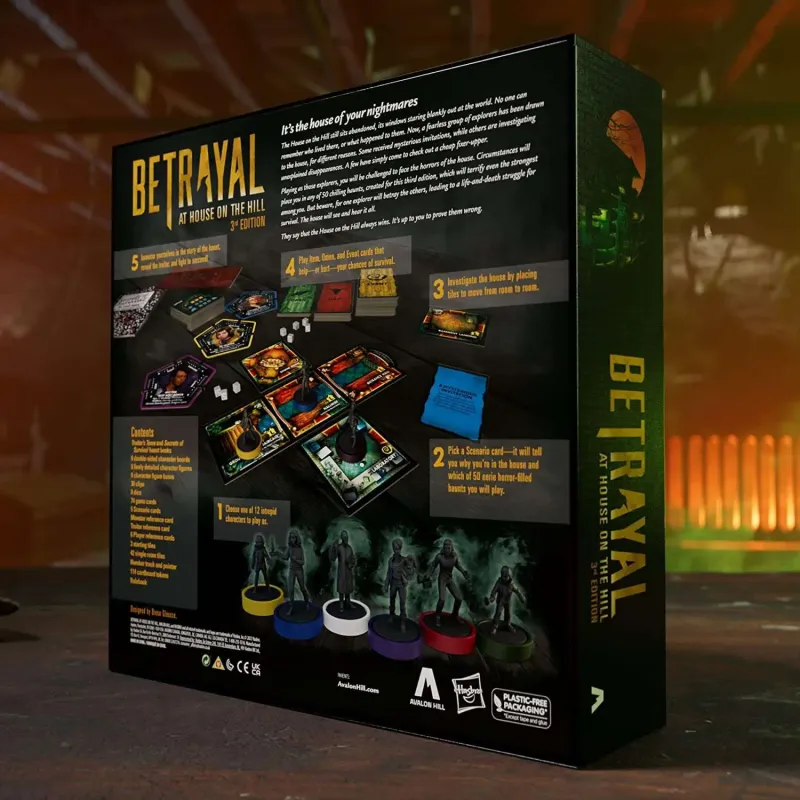 Настольная игра Предательство в доме на холме: 3-е издание (Betrayal at House on the Hill: 3rd Edition)