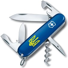 Складаний ніж Victorinox SPARTAN UKRAINE Тризуб жовтий 1.3603.2_T0018u